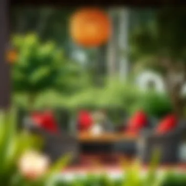 Magnificent Exploring the Allure of Outdoor Wicker Furniture with Red Cushions Magnificent Exploring the Allure of Outdoor Wicker Furniture with Red Cushions