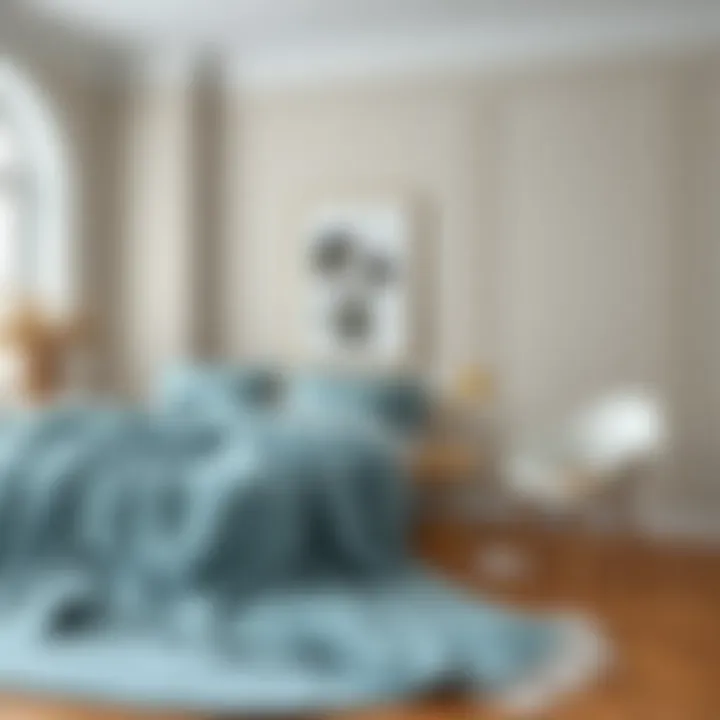 Magnificent Exploring the Essence of Powder Blue Blankets in Interior Design