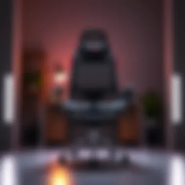 Aesthetic Design of Light-Up Desk Chair Aesthetically pleasing light-up desk chair design