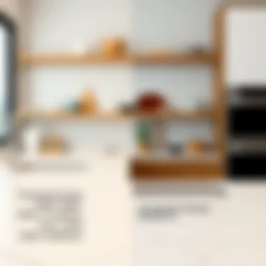 A side-by-side comparison of Formica countertops and alternative materials