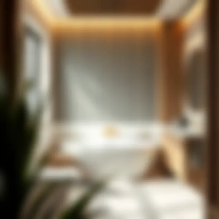 Aesthetic Appeal of Sound Absorbing Features Beautifully designed bathroom showcasing sound absorbing features