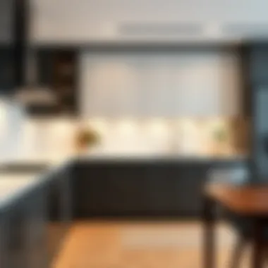 Elegant base cabinets contributing to kitchen aesthetics