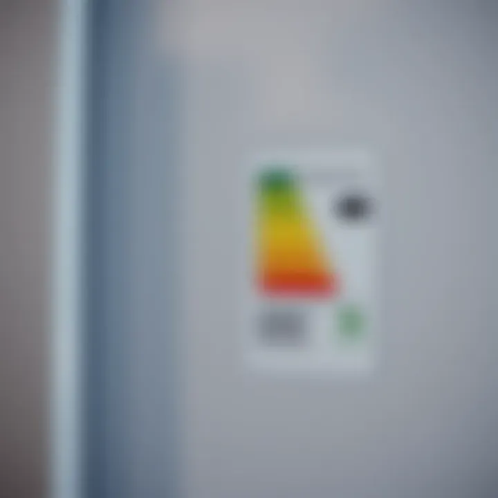 Energy rating label emphasizing energy efficiency