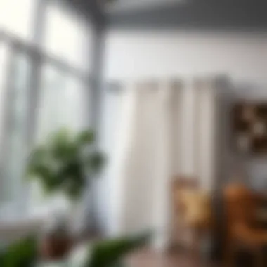 Installation Techniques for Tension Curtain Rods Step-by-step installation technique of a tension curtain rod