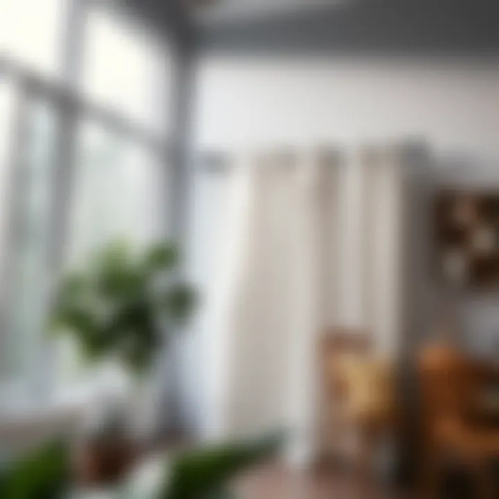 Installation Techniques for Tension Curtain Rods Step-by-step installation technique of a tension curtain rod