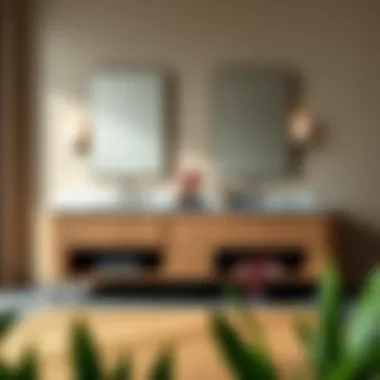 Elegant Modern 78 Inch Vanity Elegant modern 78 inch vanity with double sinks