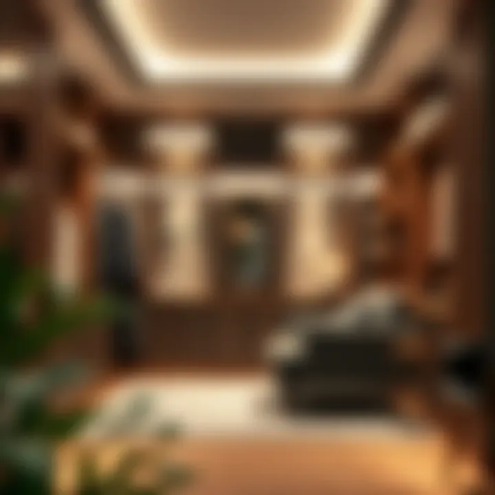 Innovative Storage Solutions Interior view showcasing storage solutions in wardrobe closet