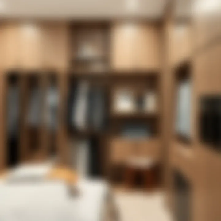 Diverse Materials for Wardrobe Closets Variety of materials used in wardrobe closet construction