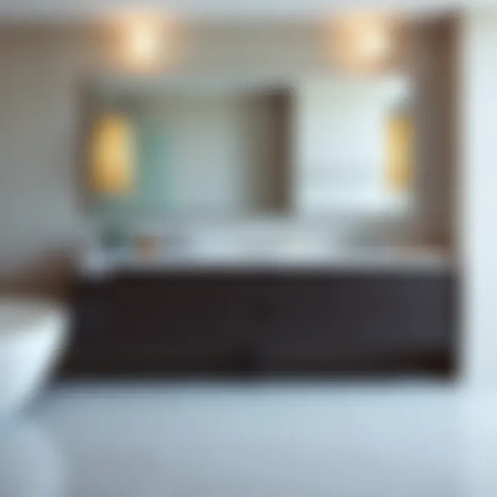 Sleek Contemporary 78 Inch Vanity Sleek contemporary 78 inch vanity made of quartz