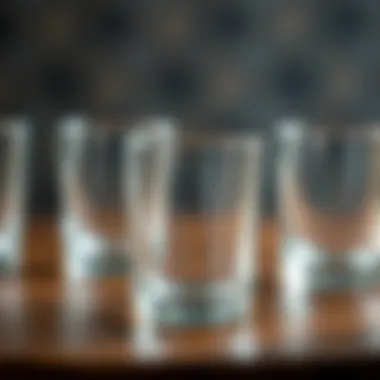 Close-up of a clear glass tumbler with lid highlighting its craftsmanship