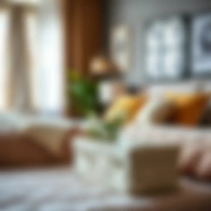 Aesthetic Appeal of Foldable Cloth Boxes in Bedroom Design Decorative foldable cloth boxes complementing a cozy bedroom decor