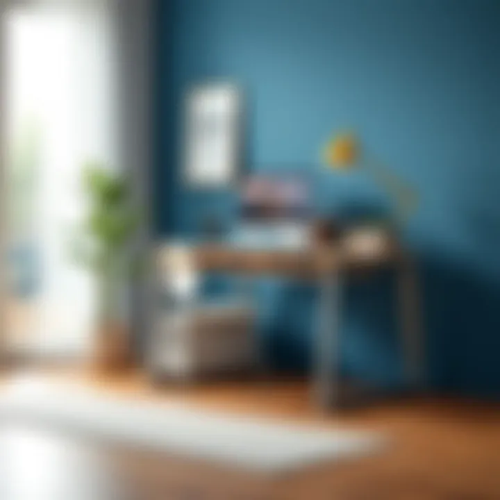 Compact desk ideal for small office spaces