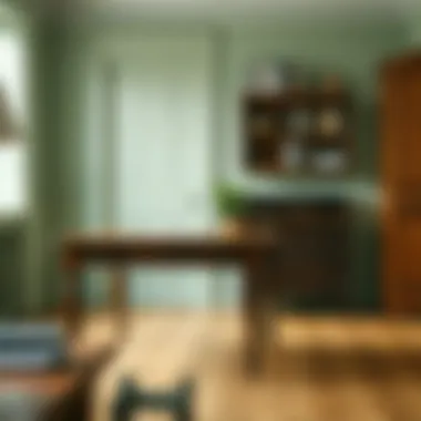 Traditional wooden desk showcasing classic elegance