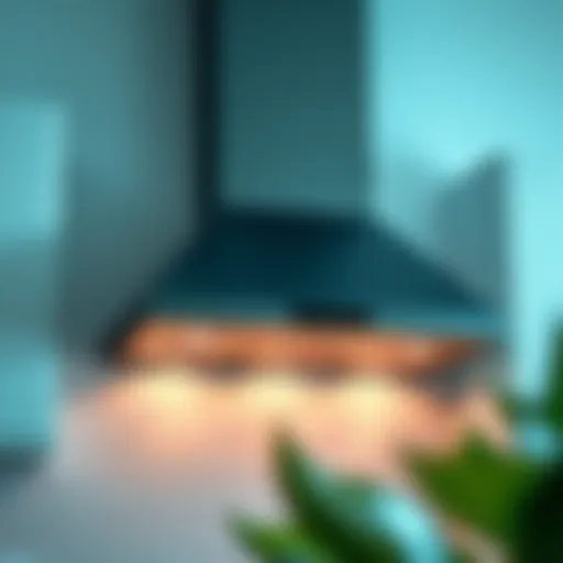 Elegant Ducted Wall Mount Range Hood Sleek design of a ducted wall mount range hood