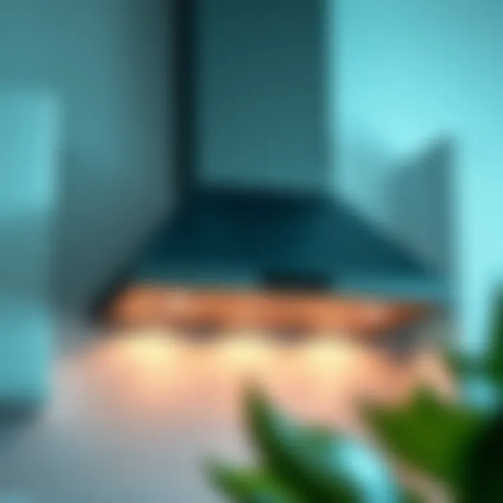 Elegant Ducted Wall Mount Range Hood Sleek design of a ducted wall mount range hood