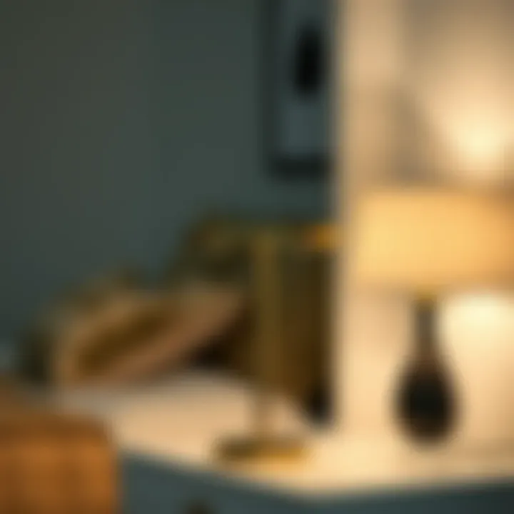 Modern designs of night table lamps showcasing various styles