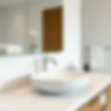 Elegant Modern Bathroom Sink Elegant modern bathroom sink with a stylish counter