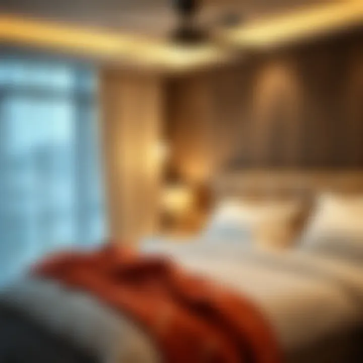 User-friendly battery-operated lights enhancing bedroom functionality