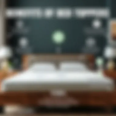 Benefits of Bed Toppers Infographic An infographic detailing the benefits of a 6 inch bed topper