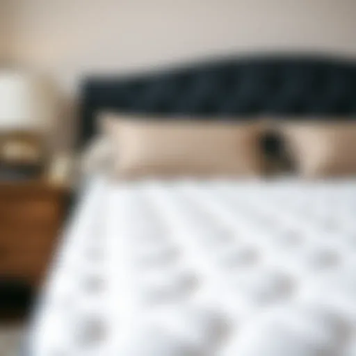 A luxurious 6 inch bed topper showcasing various materials