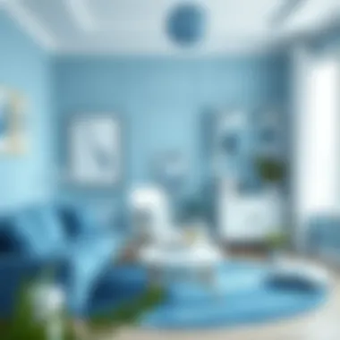 Blue and White Color Palette A blue and white color palette showcasing various shades and textures.