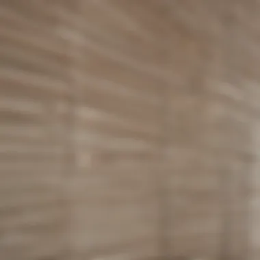 Close-up of B&Q Venetian blinds in natural light