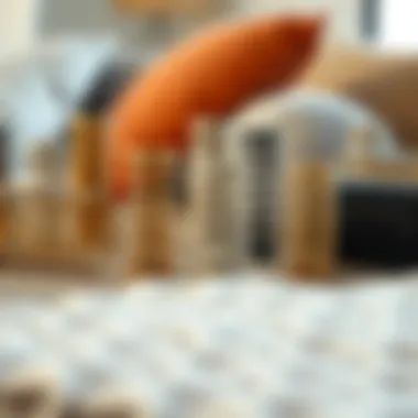 Aesthetic arrangement of various spring types