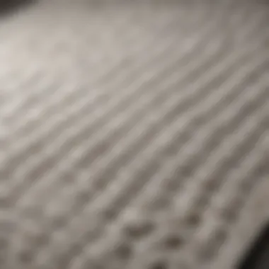 Close-up of a textured 16x24 bath mat showcasing its material