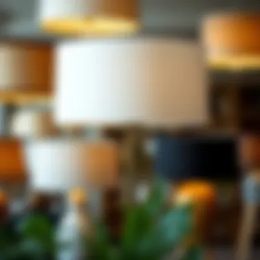 Showcasing Contemporary Trends in Lamp Shade Design A variety of extra extra large lamp shades showcasing contemporary trends