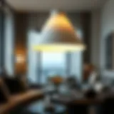 Modern Elegance of Extra Extra Large Lamp Shades A stunning extra extra large lamp shade in a modern living room setting