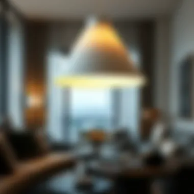 Modern Elegance of Extra Extra Large Lamp Shades A stunning extra extra large lamp shade in a modern living room setting