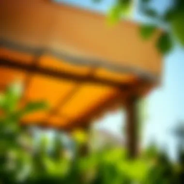 Resilient Materials for Awnings Durable materials used for gazebo awnings under sunlight