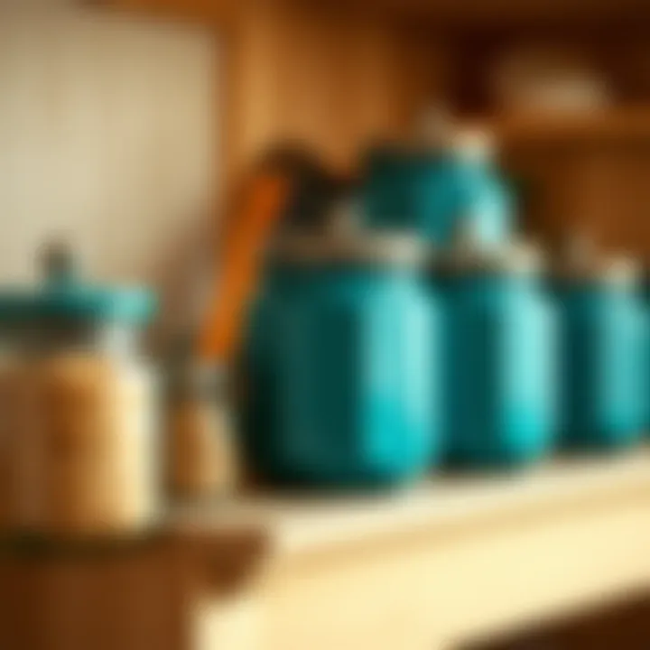 Stylish Kitchen Organization with Hexagon Jars Stylish kitchen organization with hexagon jars