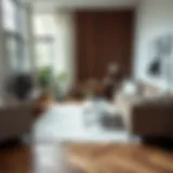 Chic Modern Living Room Set Modern living room set showcasing chic design and versatility