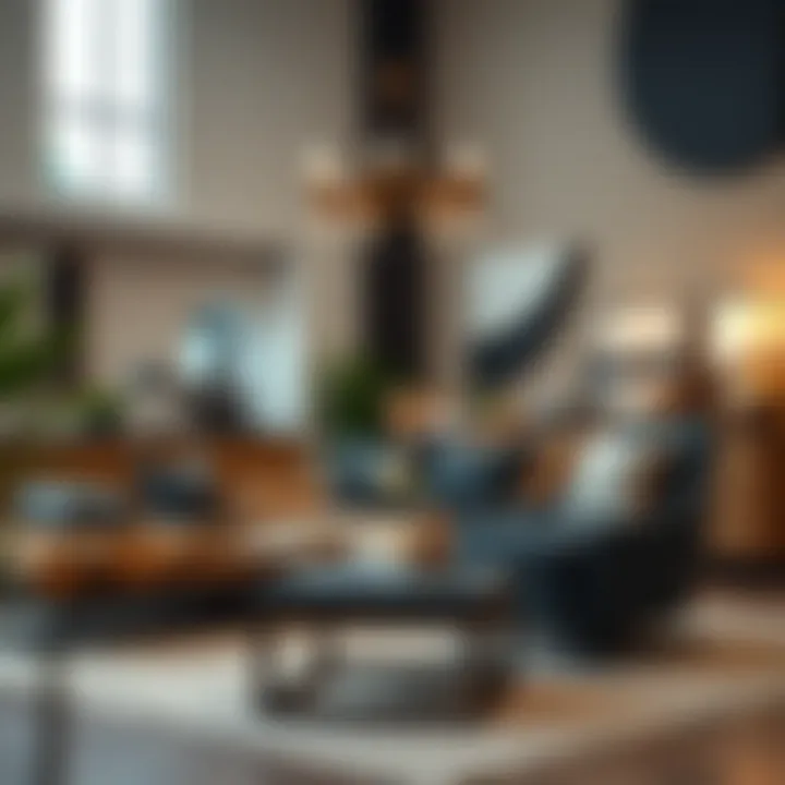 Aesthetic blend of traditional and modern furniture styles