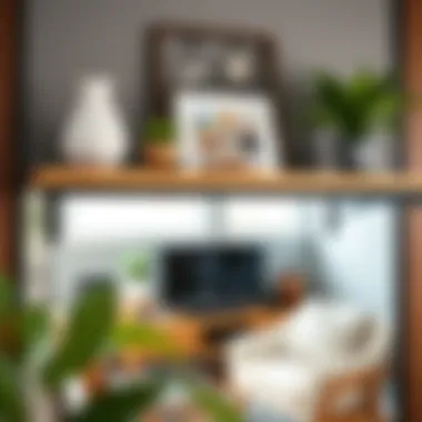 Shelf Brackets in Home Environment Showcasing installed shelf brackets in a home setting