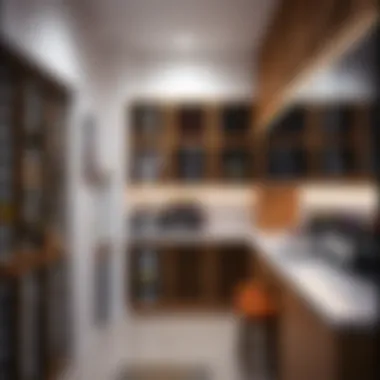 Diverse Wine Storage Solutions Functional wine storage space with multiple styles of large format wine racks