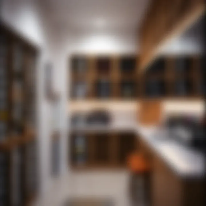 Diverse Wine Storage Solutions Functional wine storage space with multiple styles of large format wine racks