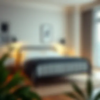 Versatility of Low Metal Beds in Design Versatile low metal bed in a stylish bedroom setting