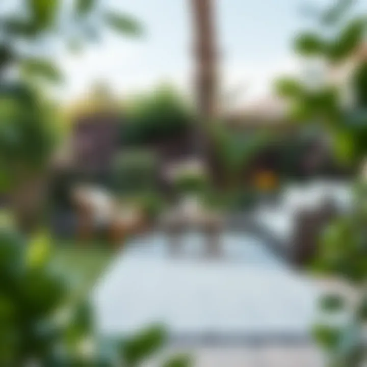 Maintenance tips for outdoor rugs in a garden setting