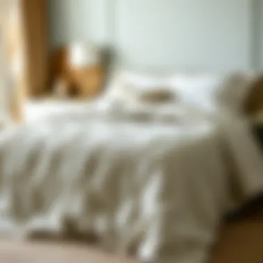 Luxurious oversized queen cotton quilt showcasing intricate patterns and textures