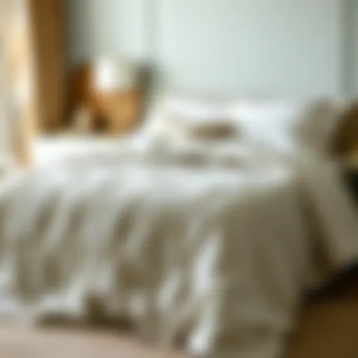 Luxurious oversized queen cotton quilt showcasing intricate patterns and textures