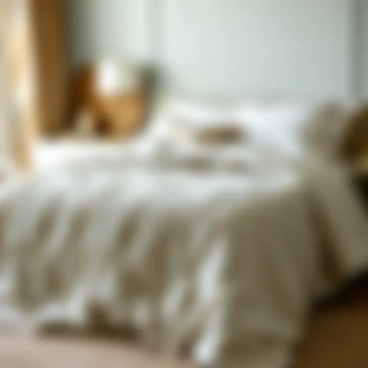 Luxurious oversized queen cotton quilt showcasing intricate patterns and textures