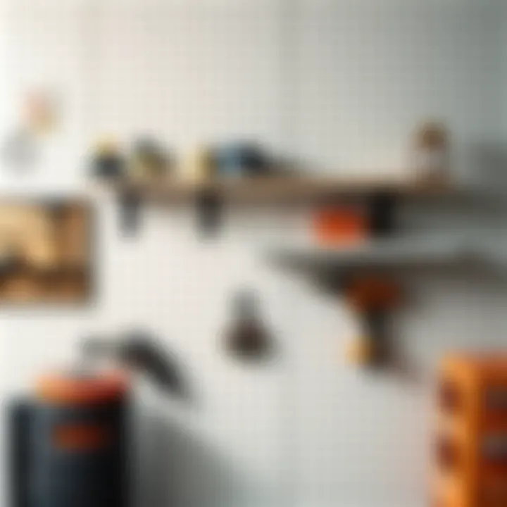 Pegboard vs. Alternative Storage Solutions Comparison of pegboard with alternative storage solutions like shelves