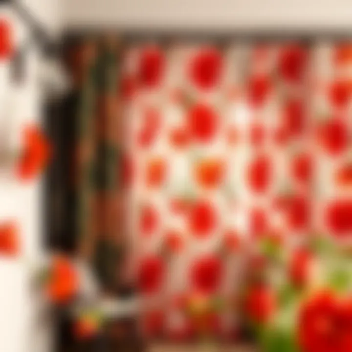 Variety of poppy curtains in different styles