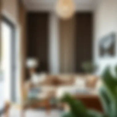 Stylish Interior Design with Blackout Curtains Stylish interior design incorporating blackout curtains