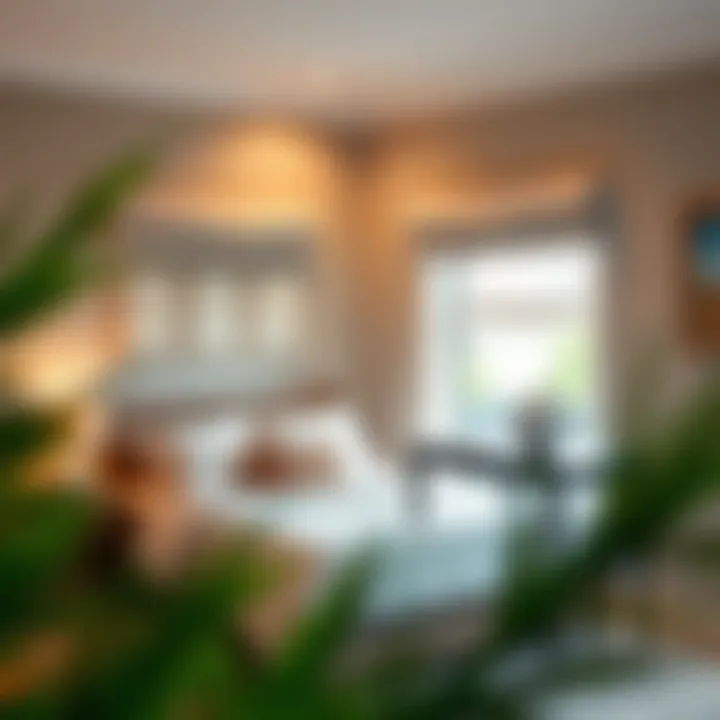 Installing Roman Blinds in a Cozy Bedroom Installation of roman blinds in a cozy bedroom