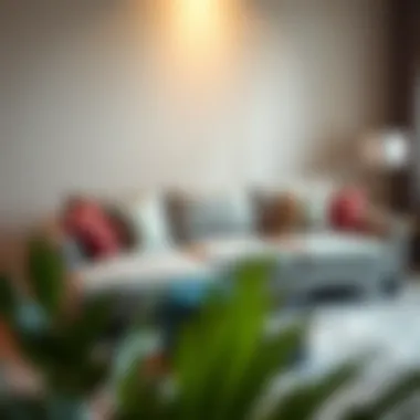 Versatile configurations of a sofa couch with chaise for different spaces