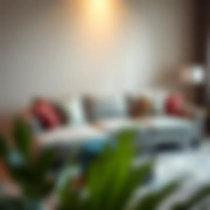 Versatile configurations of a sofa couch with chaise for different spaces