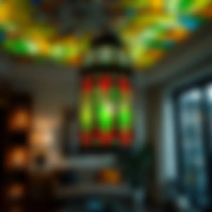 Modern Stained Glass: A Contemporary Take Modern interpretation of stained glass in a contemporary setting